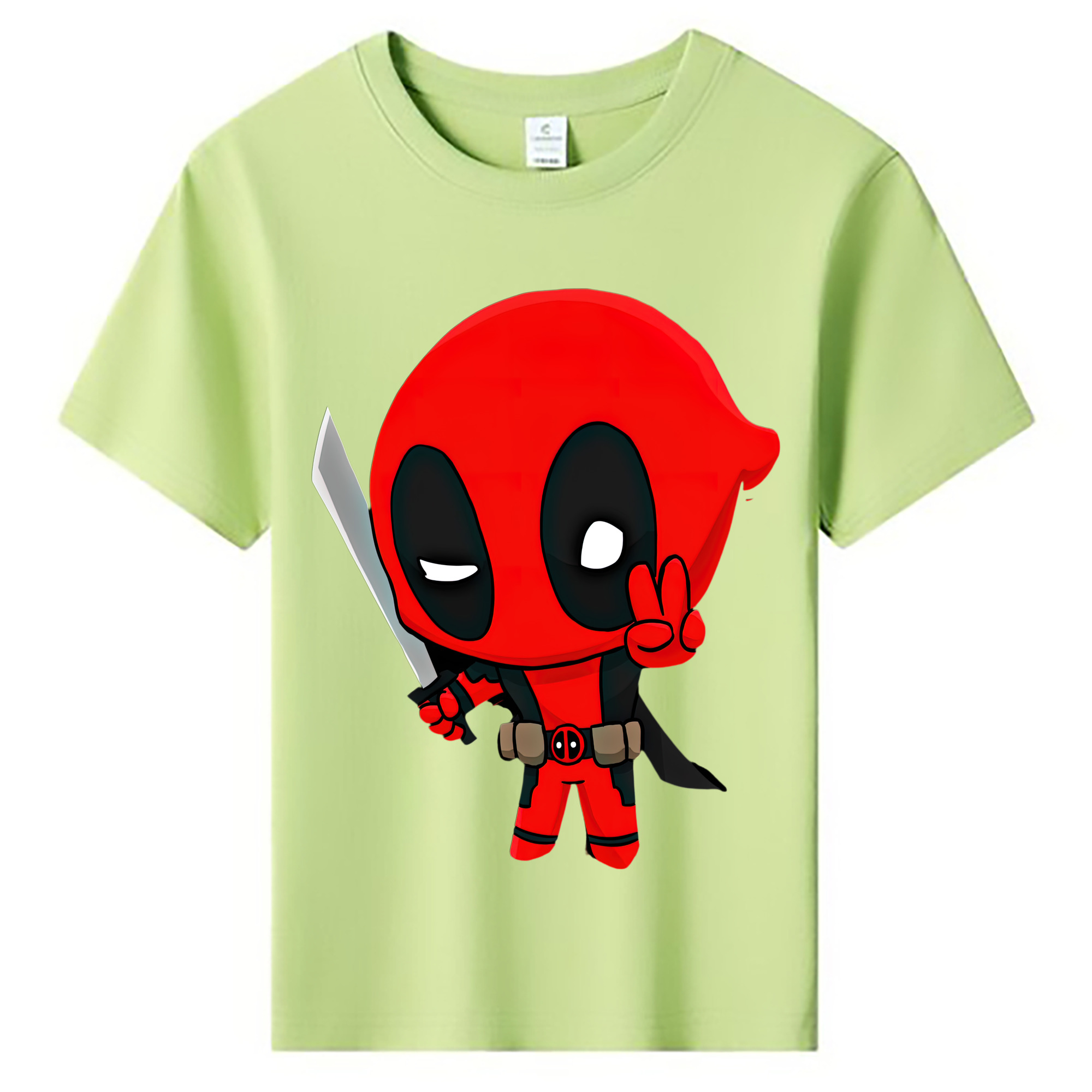 （画像用） Deadpool デッドプール 綿100％キッズTシャツ（フロントプリント）